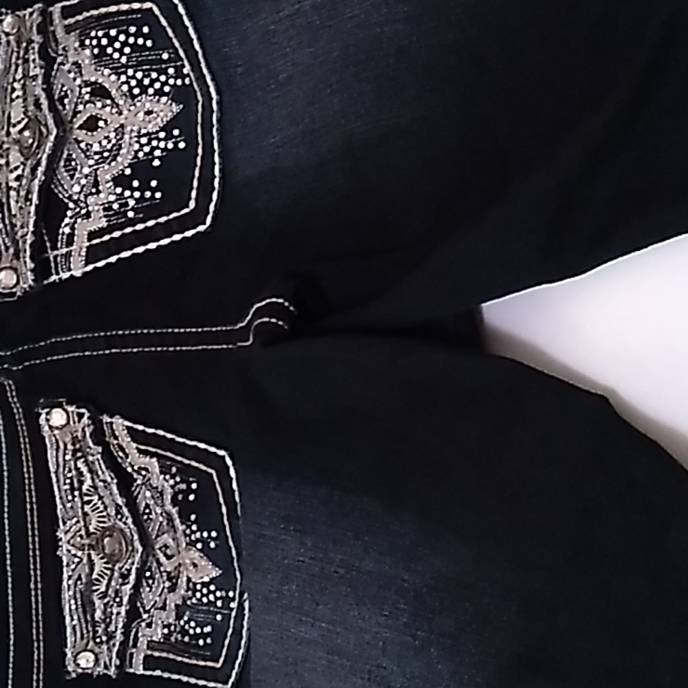 Wallflower bootcut blinged out jeans